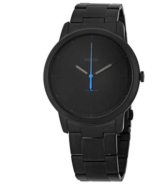 The Minimalist Black Satin Dial Men's Watch FS5308