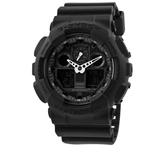 Casio G-Shock Perpetual Alarm World Time Chronograph Quartz Analog-Digital Black