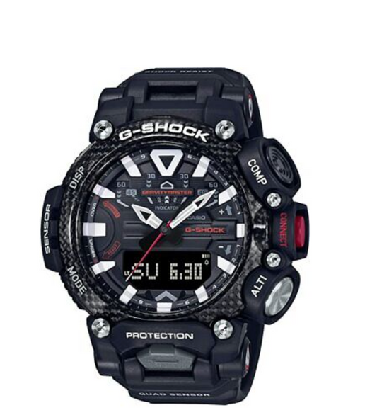 Casio G-Shock GRB200-1A Gravity Master Quad Sensor Carbon Watch