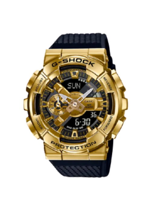 Casio G-Shock GM110G-1A9 Gold Bezel Analog-Digital Watch