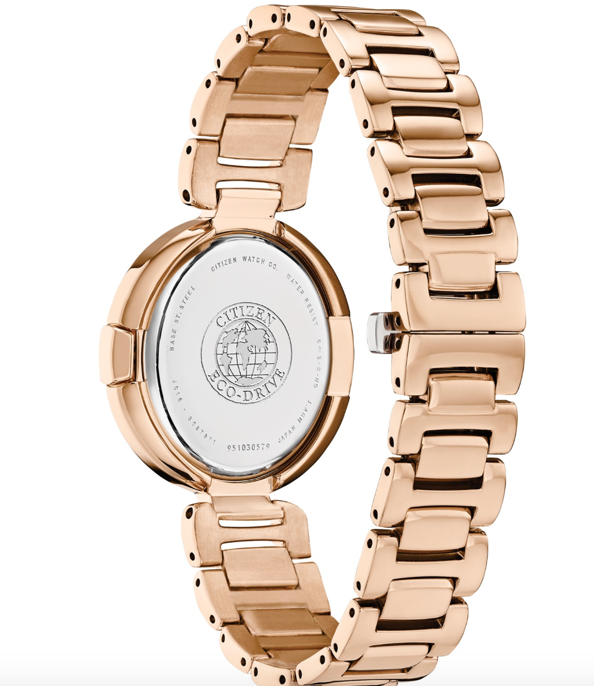 Citizen Eco-Drive Capella 34mm Pink Gold Stainless Steel Case with Pink Gold