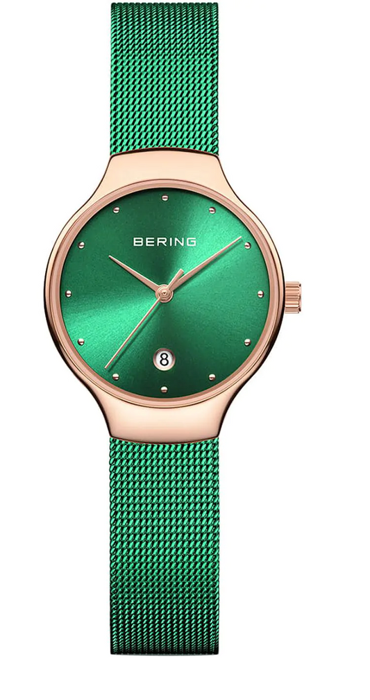 Bering Ladies Watch Wristwatch Slim Classic - 13326-868-1 Stainless Steel