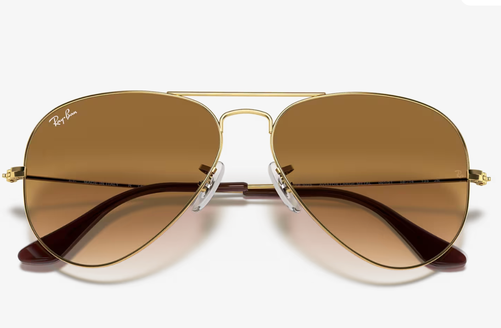 Ray-Ban RB3025 001/51 58mm Light Brown Gradient Lenses Sunglasses - Gold