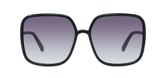 Dior Stellaire1 59/145mm Black Square Sunglasses with Gradient Pink.