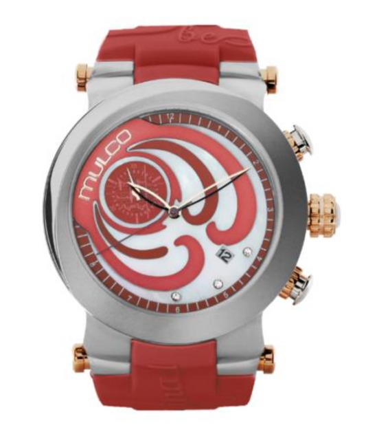 Mulco Mill Collection Red Silicone Band Analog Women's Watch MW3-16191-533