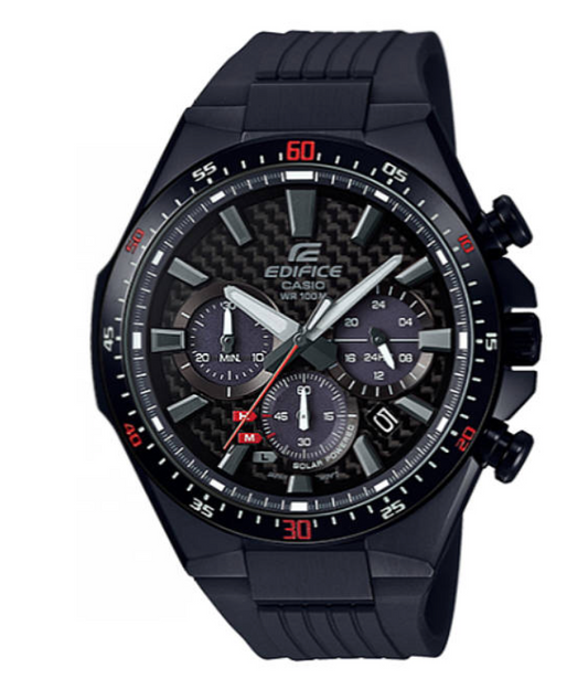 Casio Edifice EQS-800P solar chronograph men's wristwatch